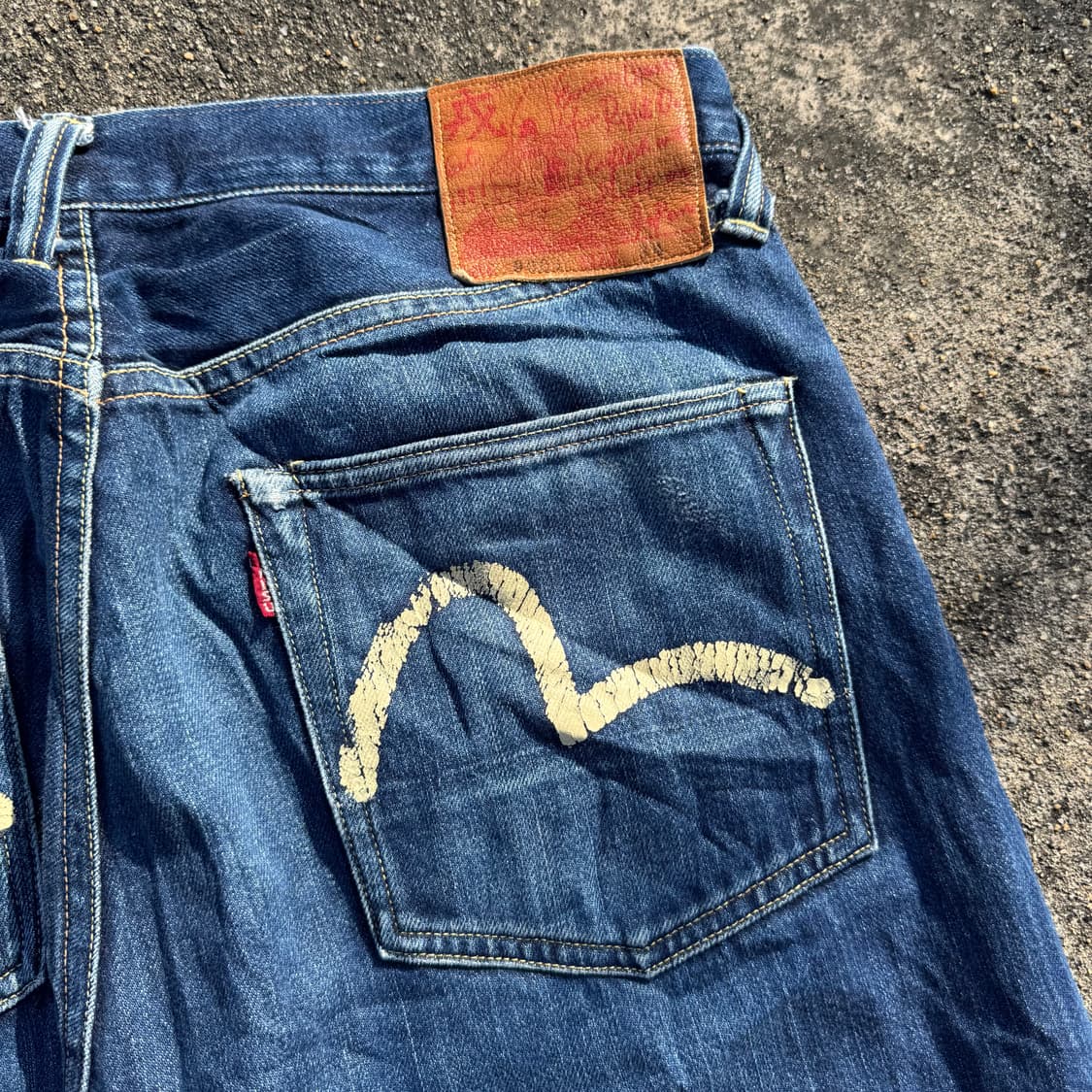 [34] Evisu X Warehouse 9001 셀비지 데님 팬츠 상품이미지7
