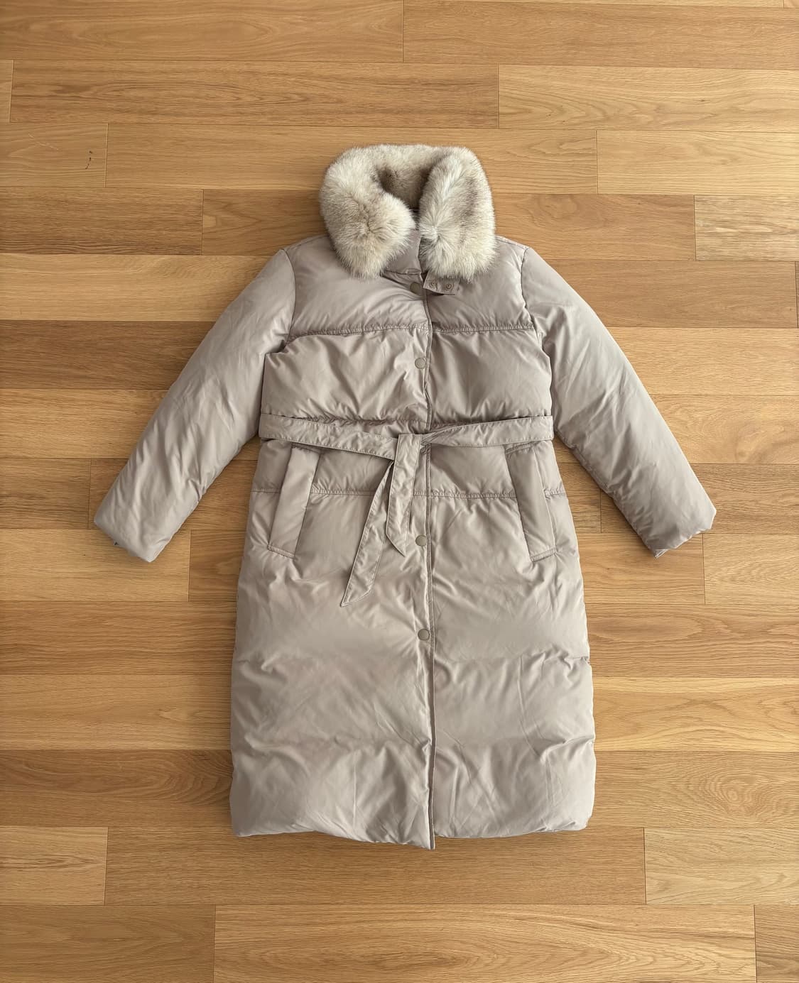 라우렐 구스다운 퍼 롱패딩 M 상품이미지1