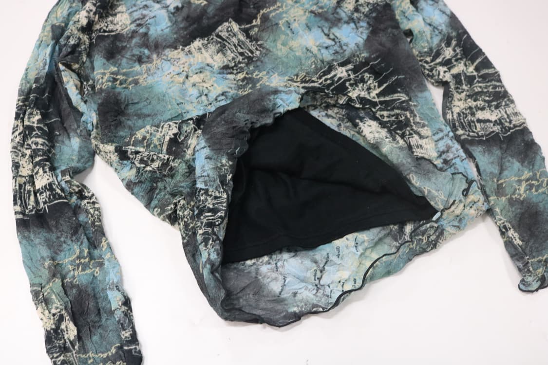 Suny Madonna 빈티지 아카이브 그래픽 시스루 터틀넥 (M) 상품이미지5