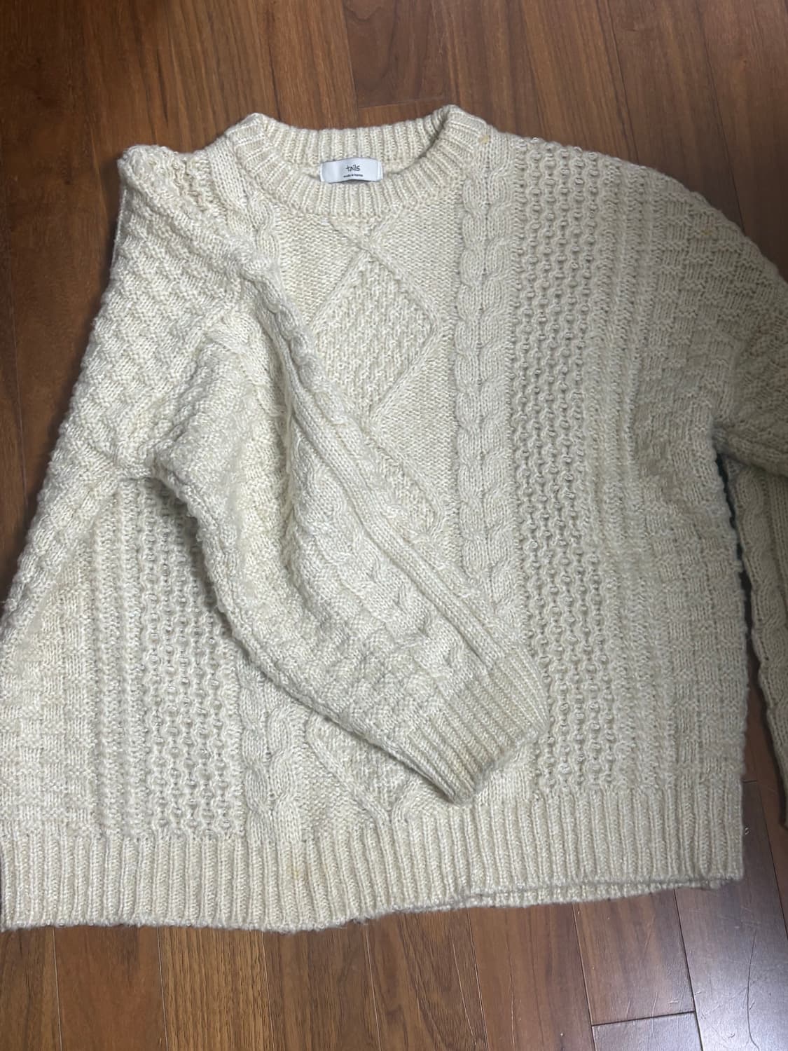 아이보리 니트 상품이미지2