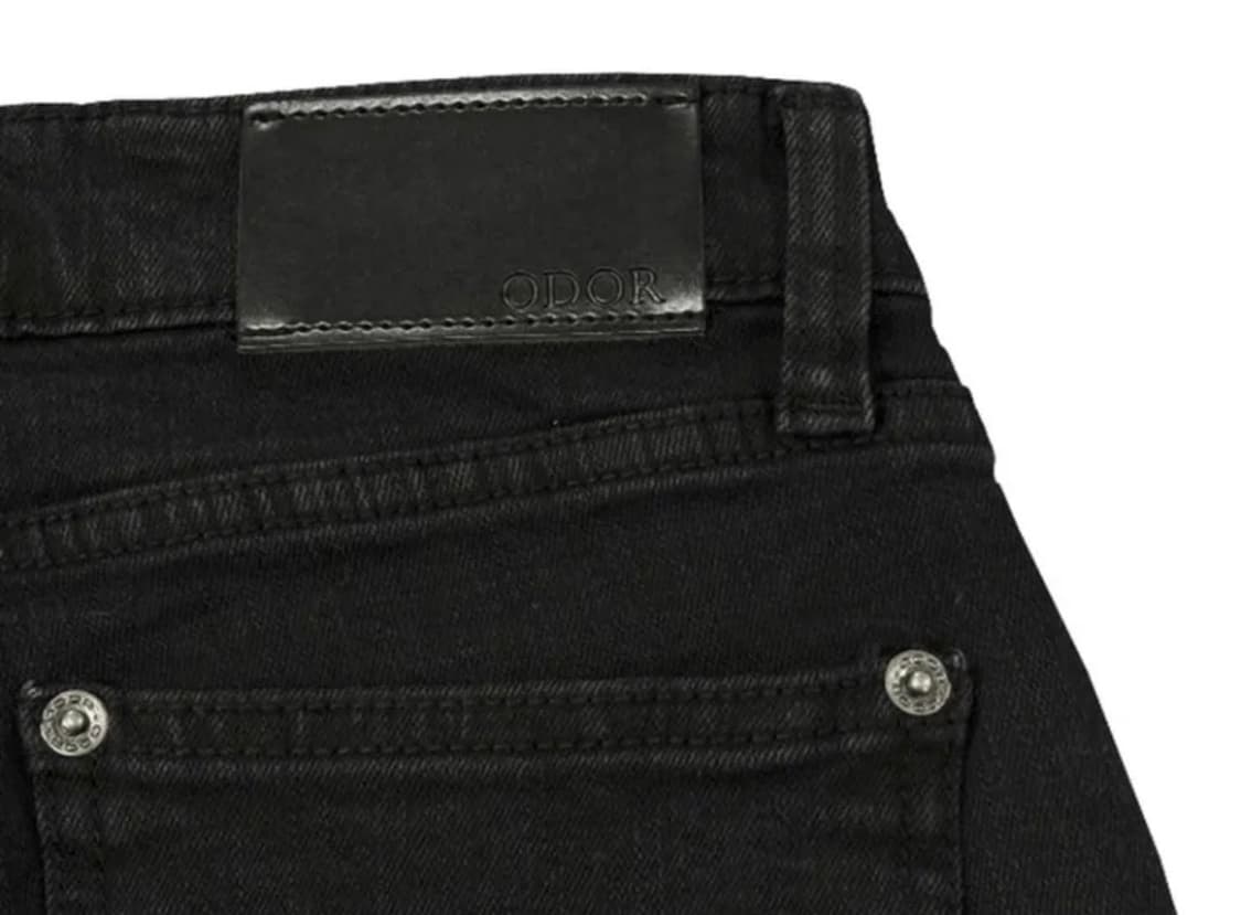 오도어 Vintage raw shorts in black 상품이미지4