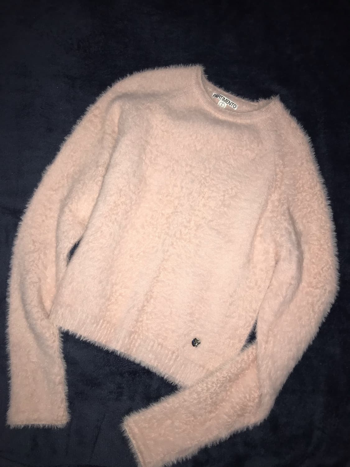 hairy knit crewneck (pink) 상품이미지4