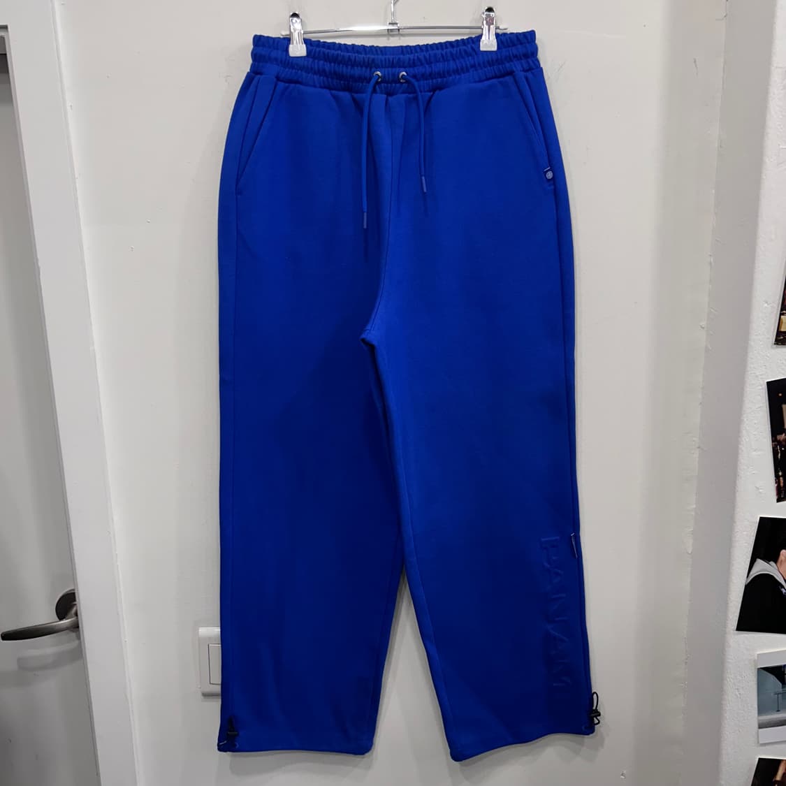 (새상품) 팬암 음각로고 헤비코튼 와이드핏 스웻팬츠 상품이미지2