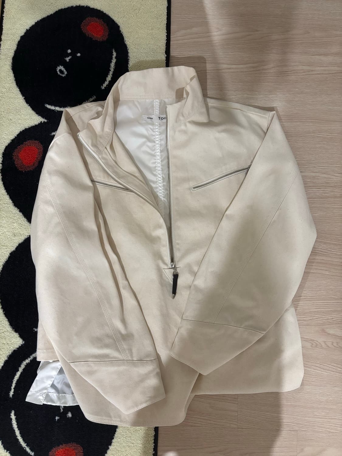 Toga Too 캔버스 나일론 하프집업 자켓 상품이미지2