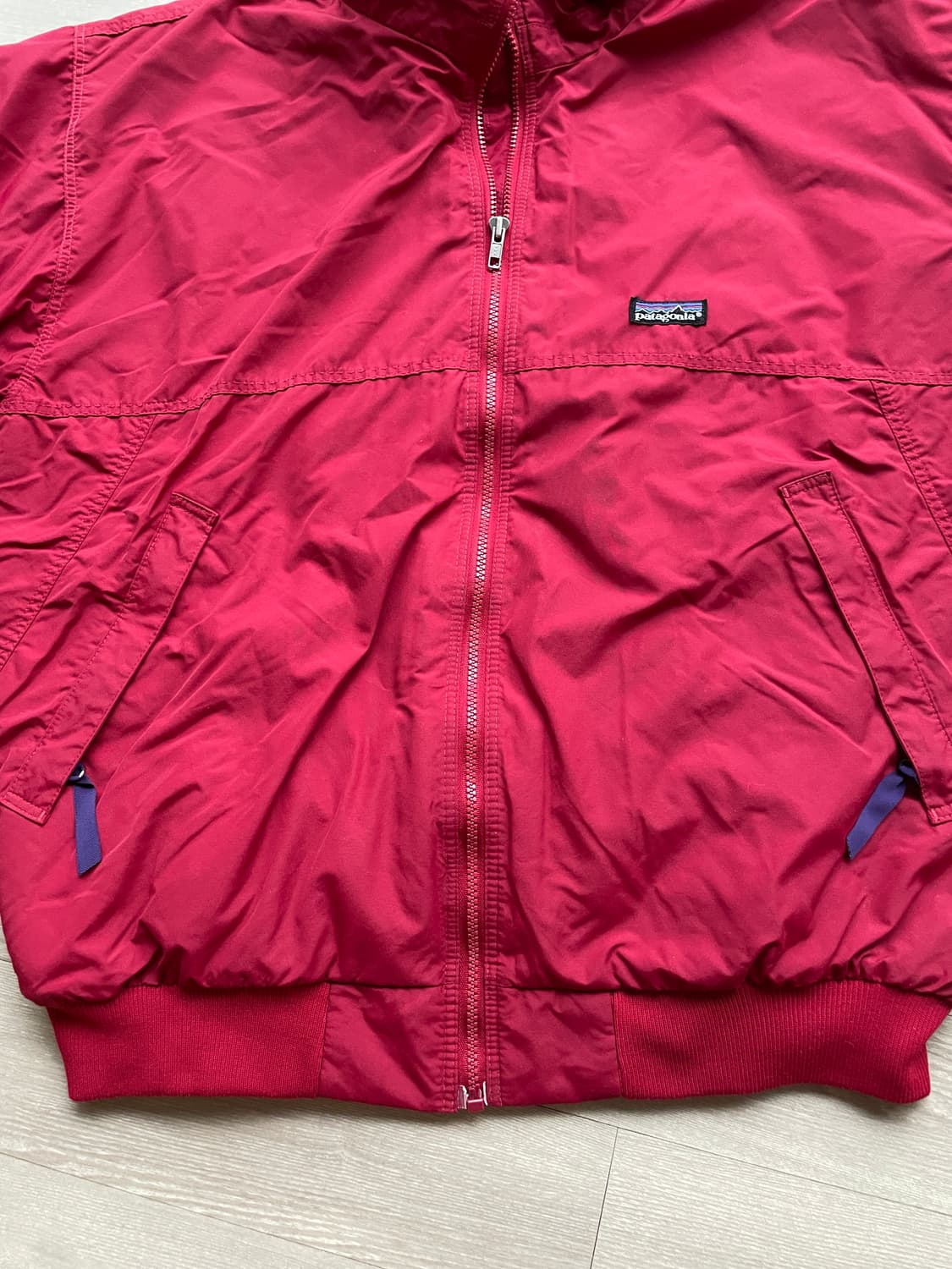 90s 파타고니아 쉘드 신칠라 봄버 자켓 레드 rare usa 상품이미지6