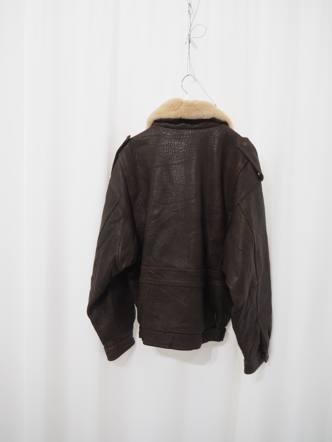 vintage sheepskin A-2 jacket  상품이미지5