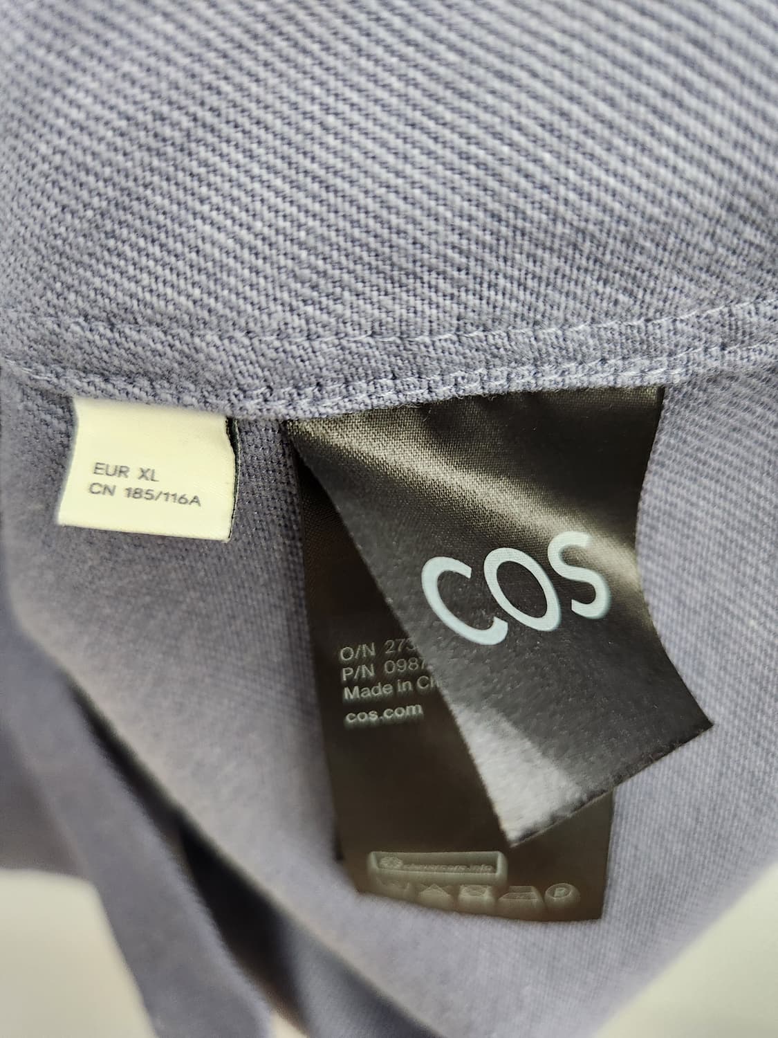 cos 코스 오버사이즈 셔츠자켓 퍼플/블루 상품이미지9