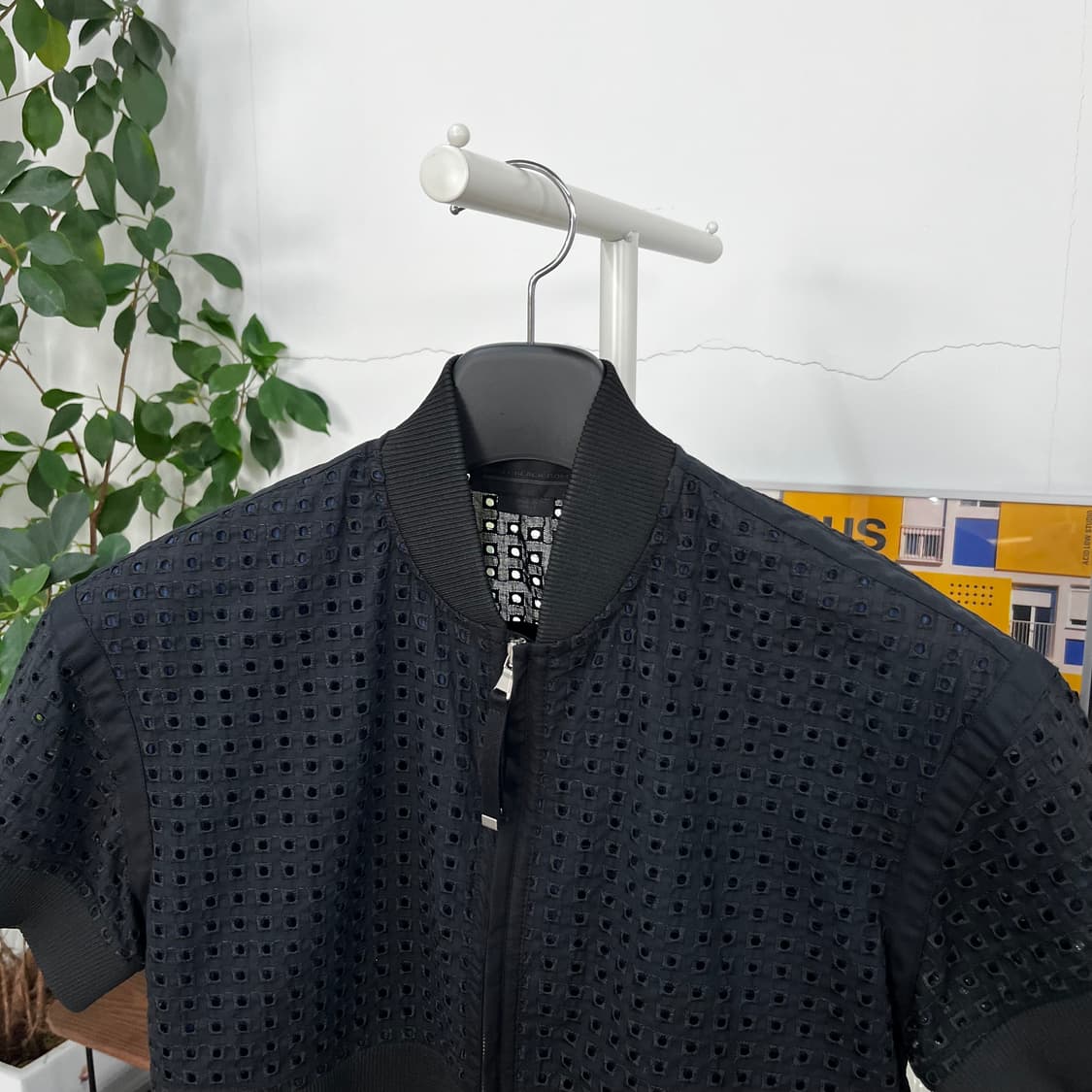 디젤 블랙골드 레이어드 펀칭 집업 40 상품이미지2