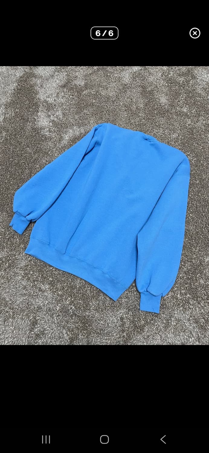 90s russell 베이비 블루 맨투맨 L 상품이미지7