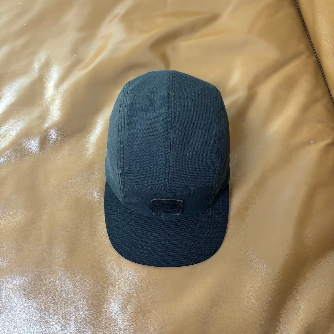 나나미카 노스페이스 퍼플라벨 레더 로고 블랙 캠프캡 모자 (Black) 상품이미지5