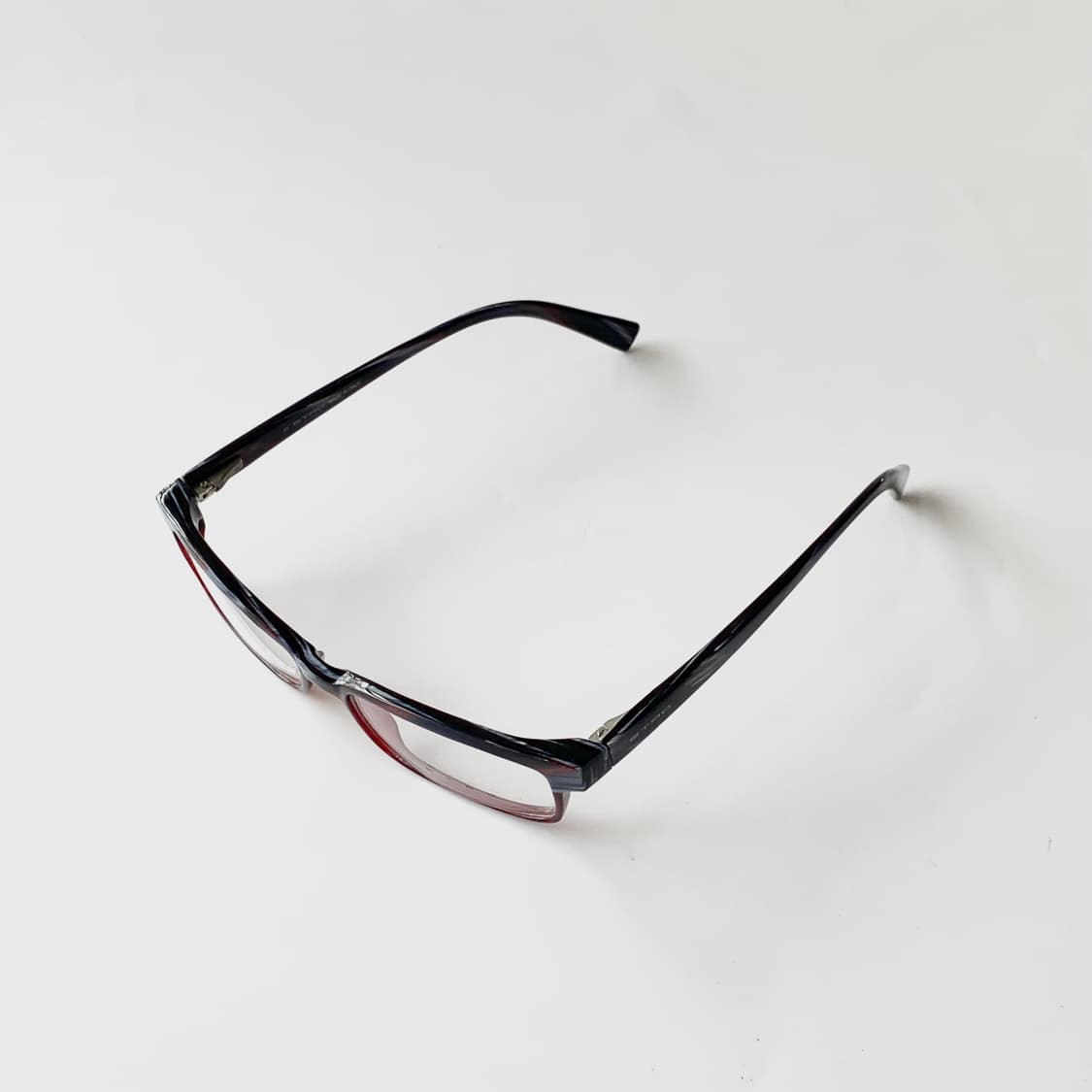 855 에트로 데드스탁 빈티지 슬림 사각 뿔테 멀티컬러 픽키안경 상품이미지3