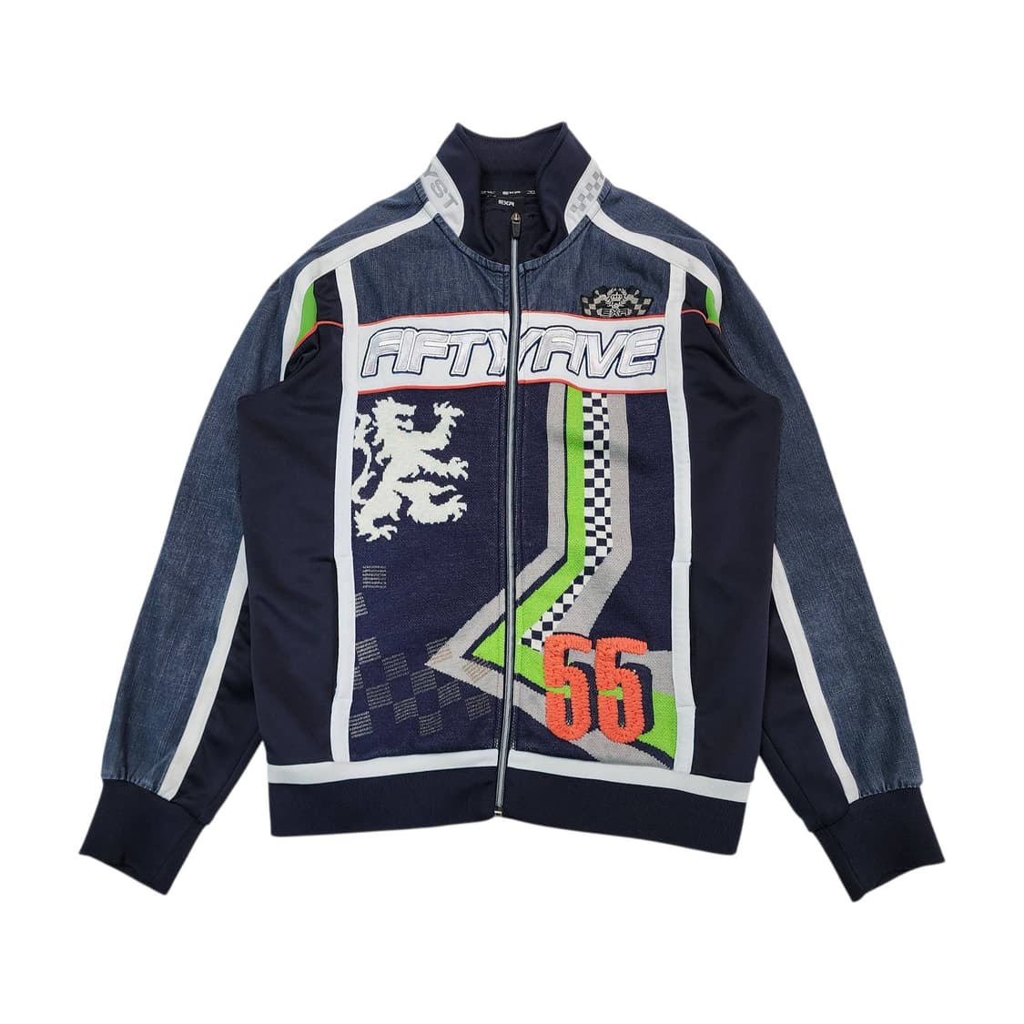 95 EXR 데님 멀티컬러 올드스쿨 레이싱 트랙탑 상품이미지1