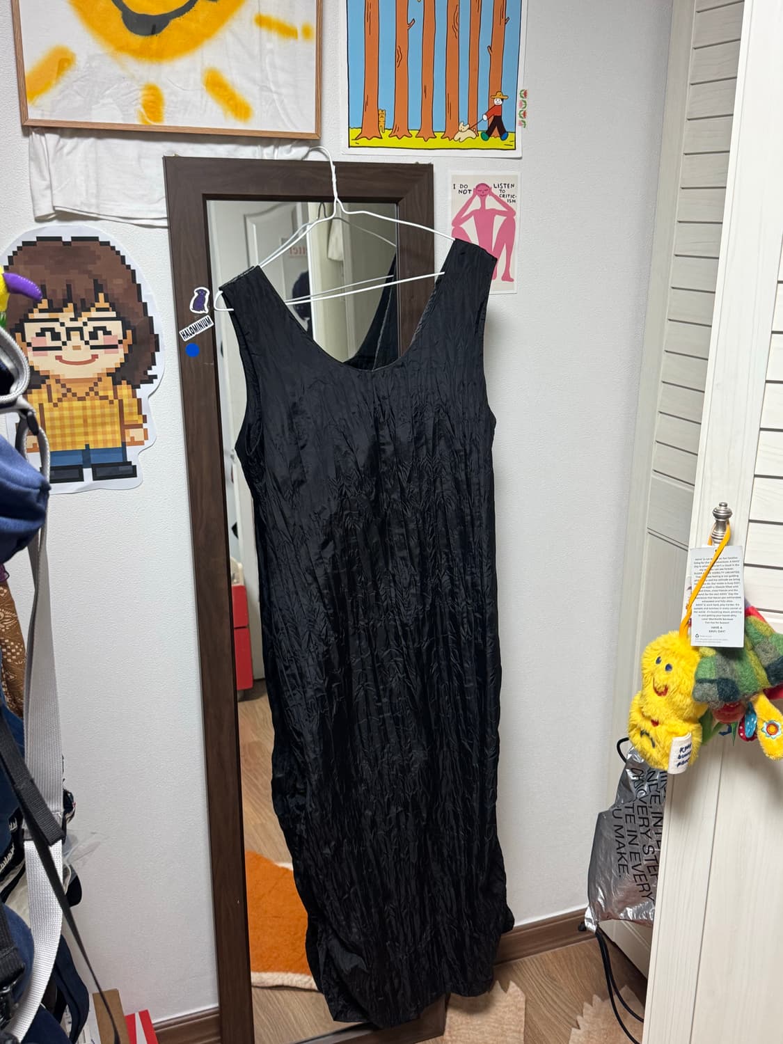 아워순환 wrinkle dress 상품이미지2