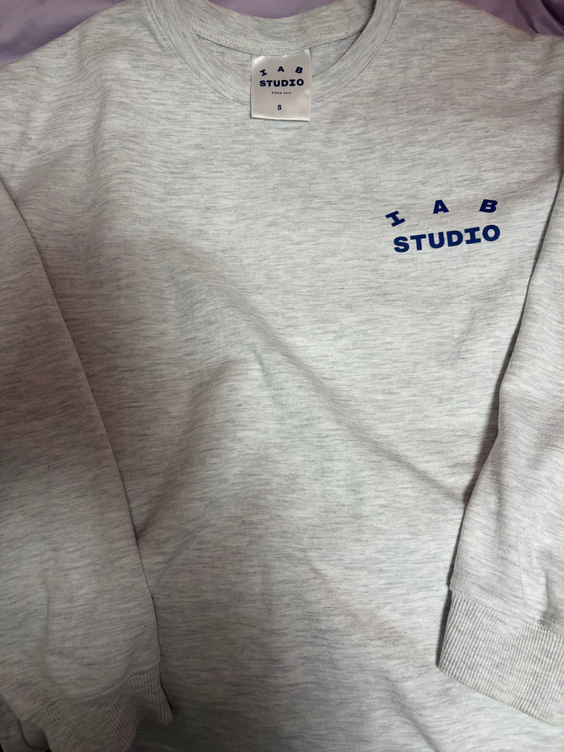 아이앱 롱슬리브 라이트 그레이 s 상품이미지1