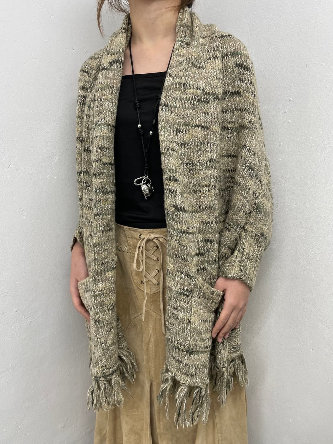 에스닉 볼레로 수술 가디건  상품이미지7