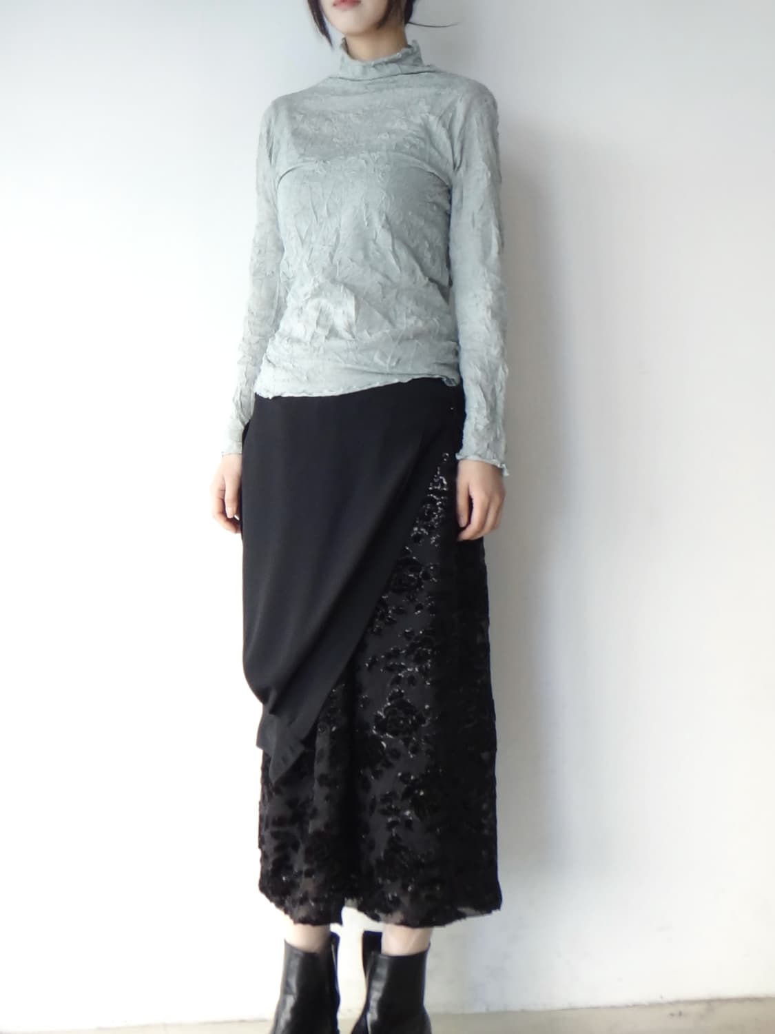 Cotton candy sleeveless top / sky blue 상품이미지3