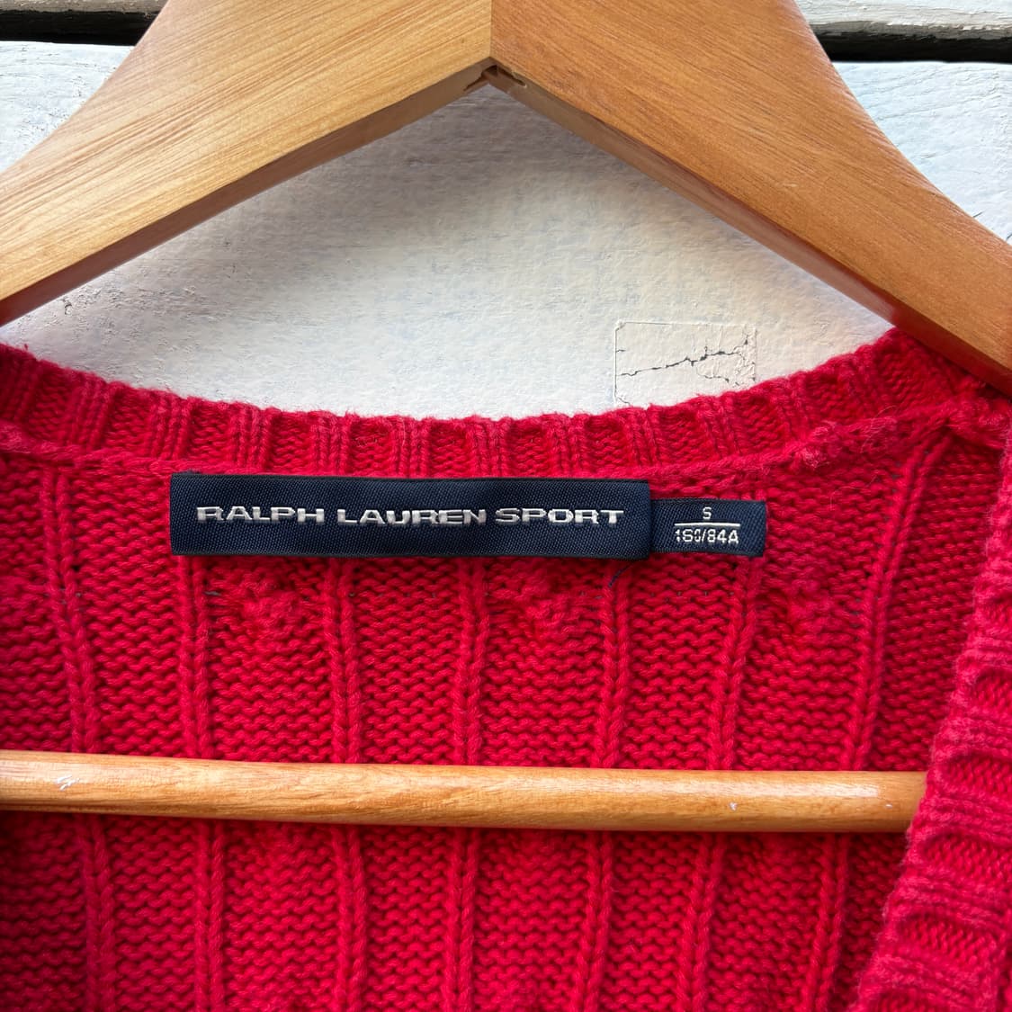 Polo 폴로 케이블 꽈배기 브이넥 니트 상품이미지4