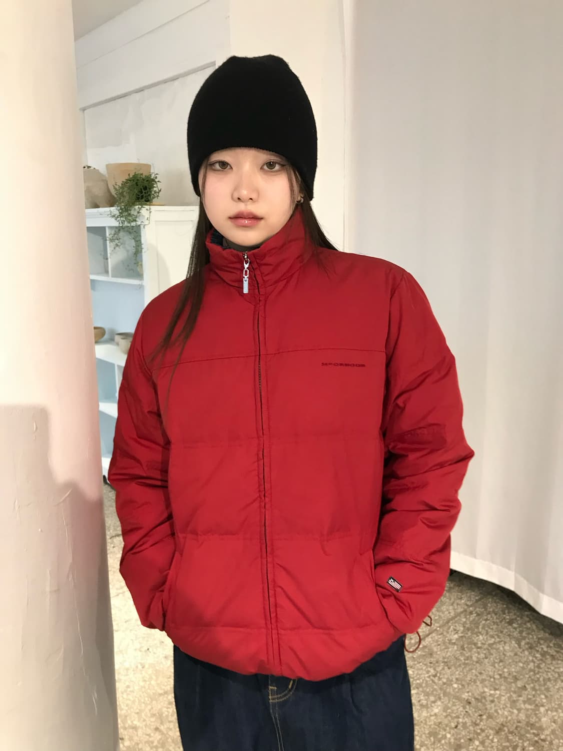 맥그리거 레드 패딩  상품이미지1