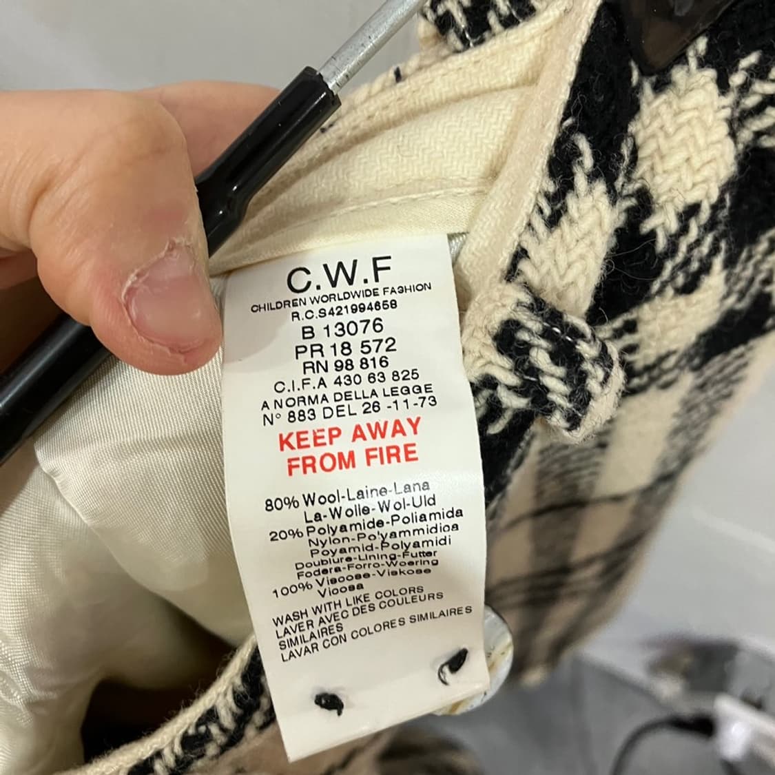 버버리 노바체크 스커트 상품이미지5