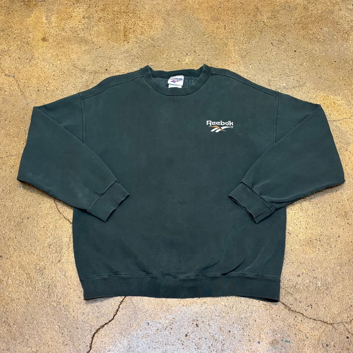 레어 90s Made in USA 미국 빈티지 워싱 리복 맨투맨  상품이미지1