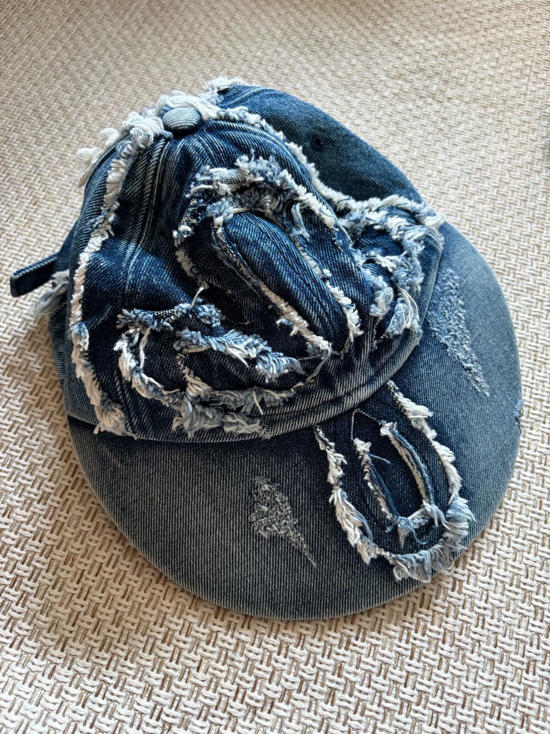 써저리 클로버 패치 캡 데님 상품이미지1