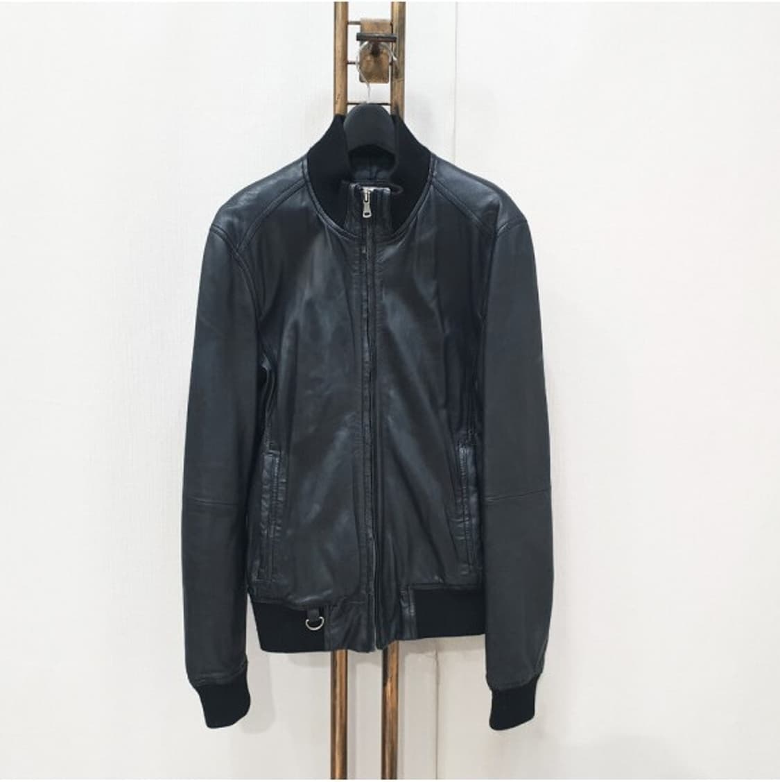 자라 맨 싱글 양가죽 블루종 자켓 S 상품이미지1