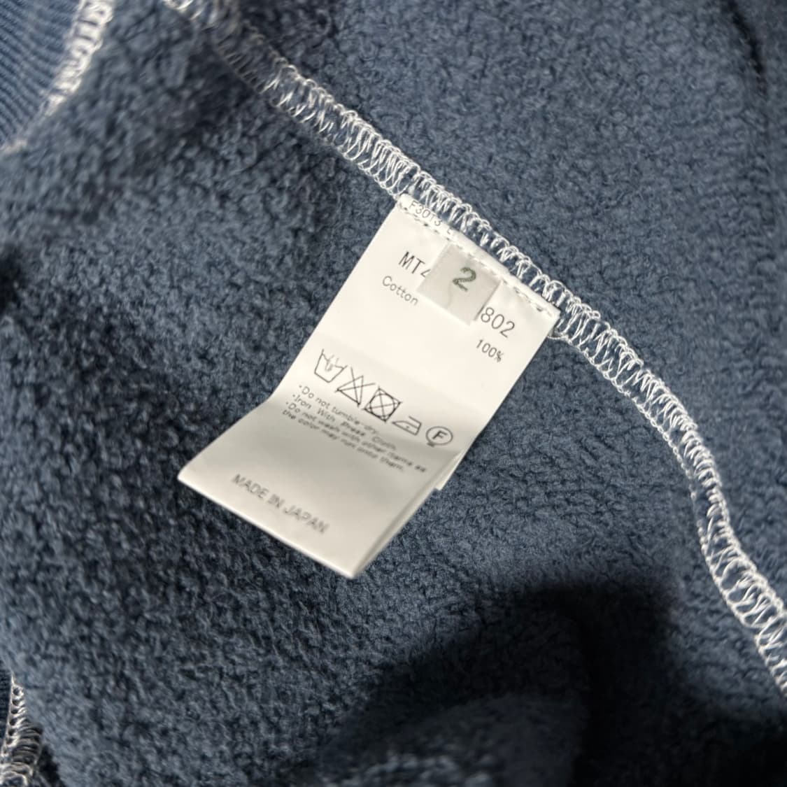 [2]마티앤선즈 빈티지 네이비(bottle) 스웻 집업 상품이미지8