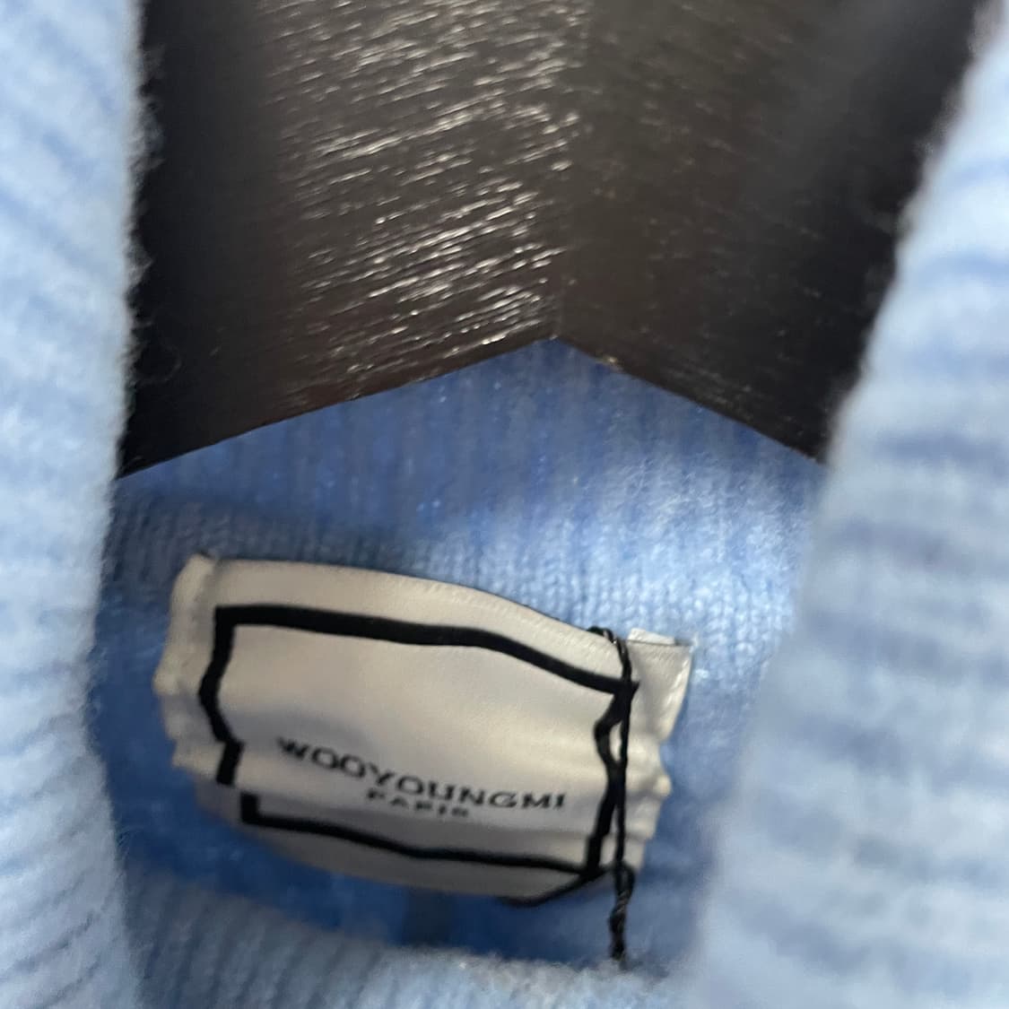 우영미 목폴라 니트 블루 44(W) 상품이미지6