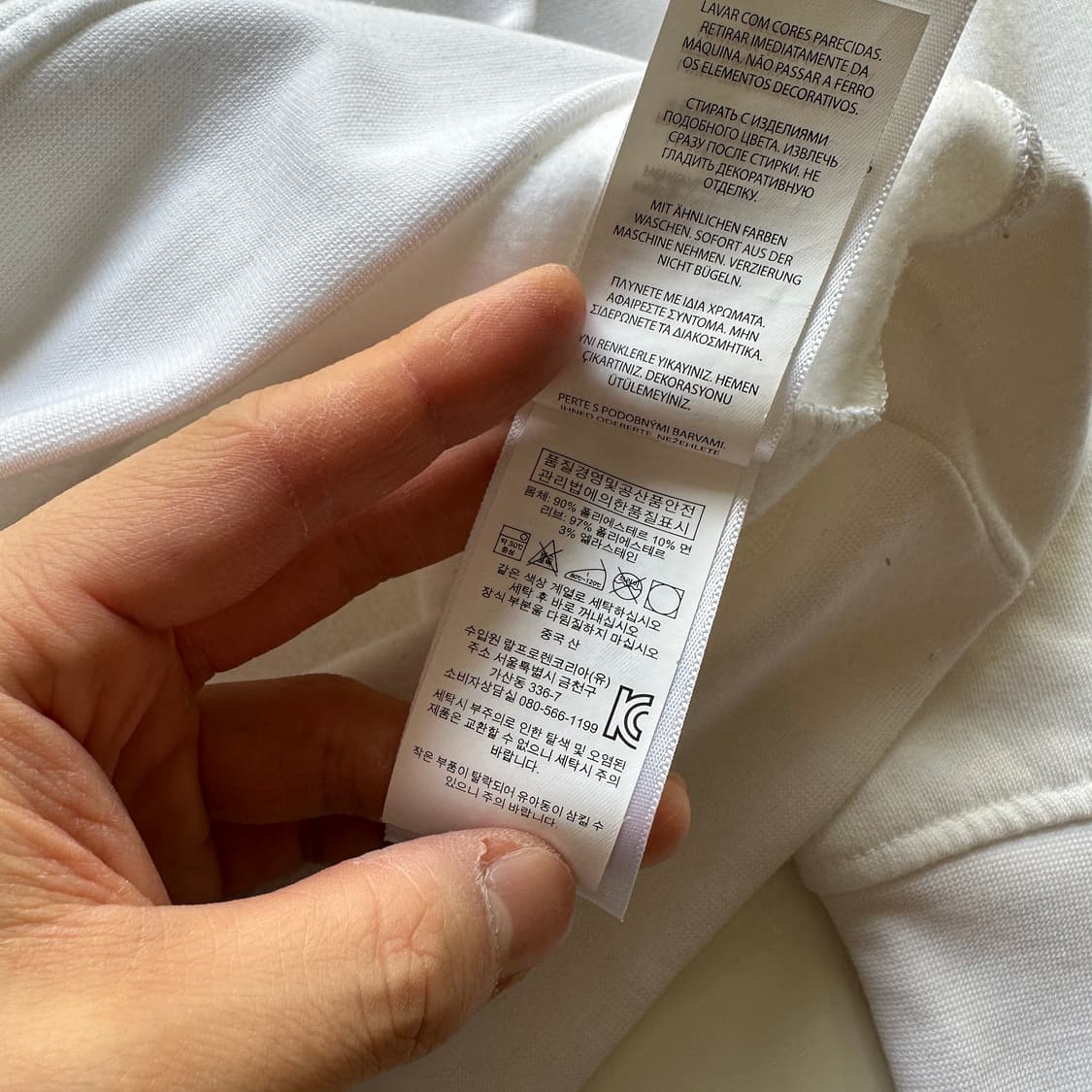 폴로 화이트 빅로고 맨투맨 상품이미지4