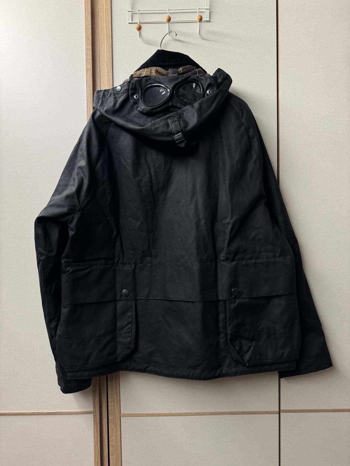 바버 X CP컴퍼니 크릴 왁스 자켓(블랙) 상품이미지2