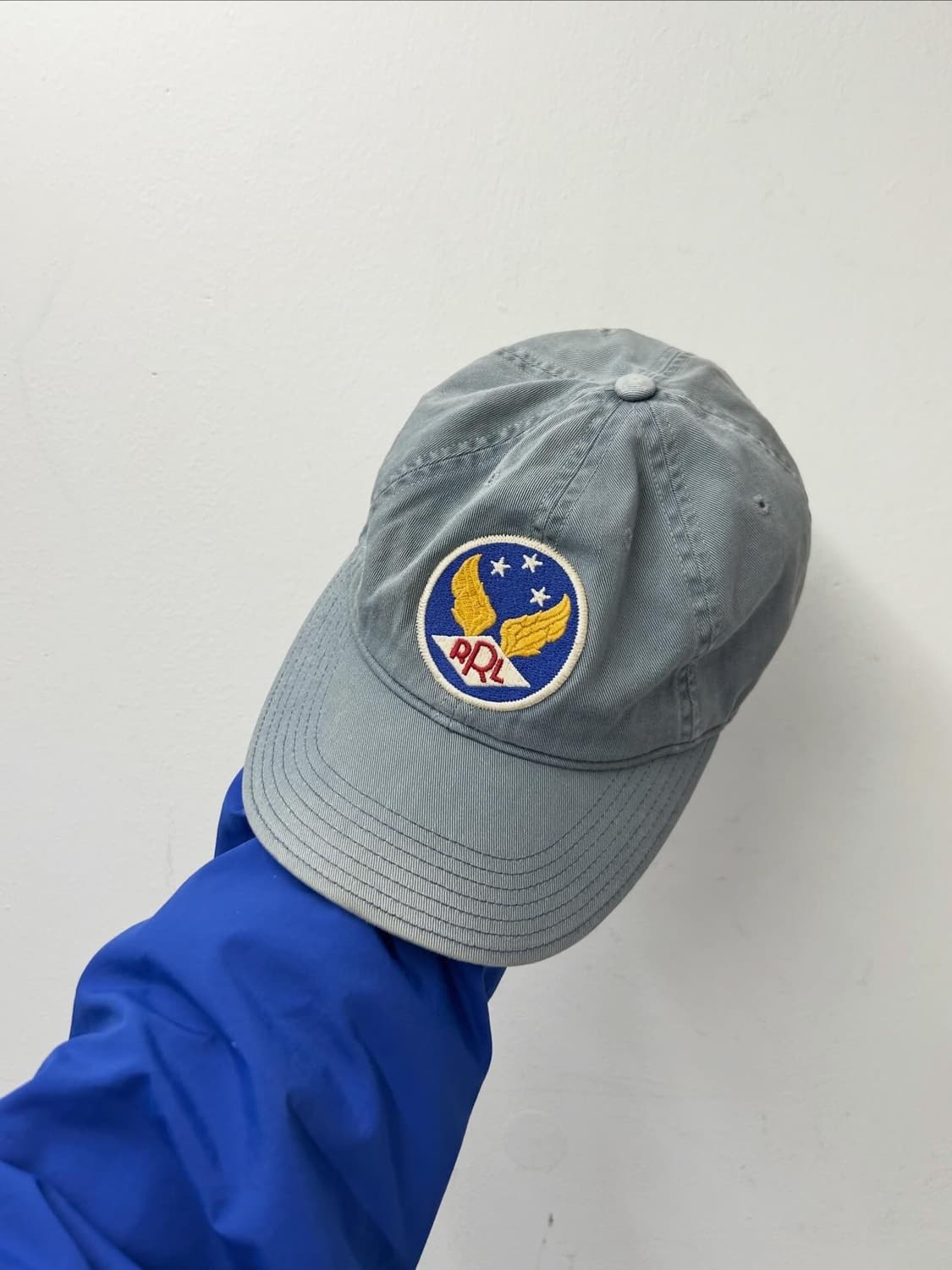 폴로 RRL 볼캡 모자 그레이 상품이미지1