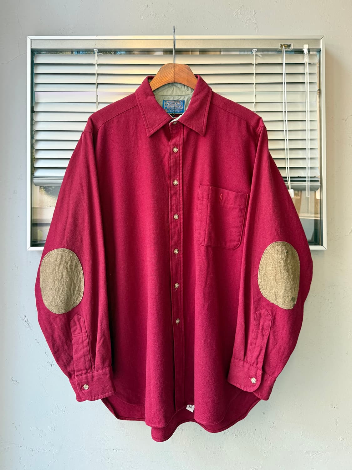 Pendleton 70-80s USA elbow patch shirt 상품이미지1