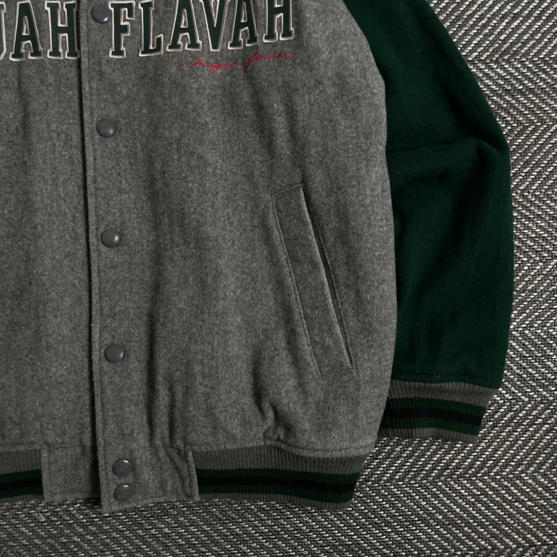 00s 마자플라바 y2k 빅로고 바시티 자켓o 2945 상품이미지2