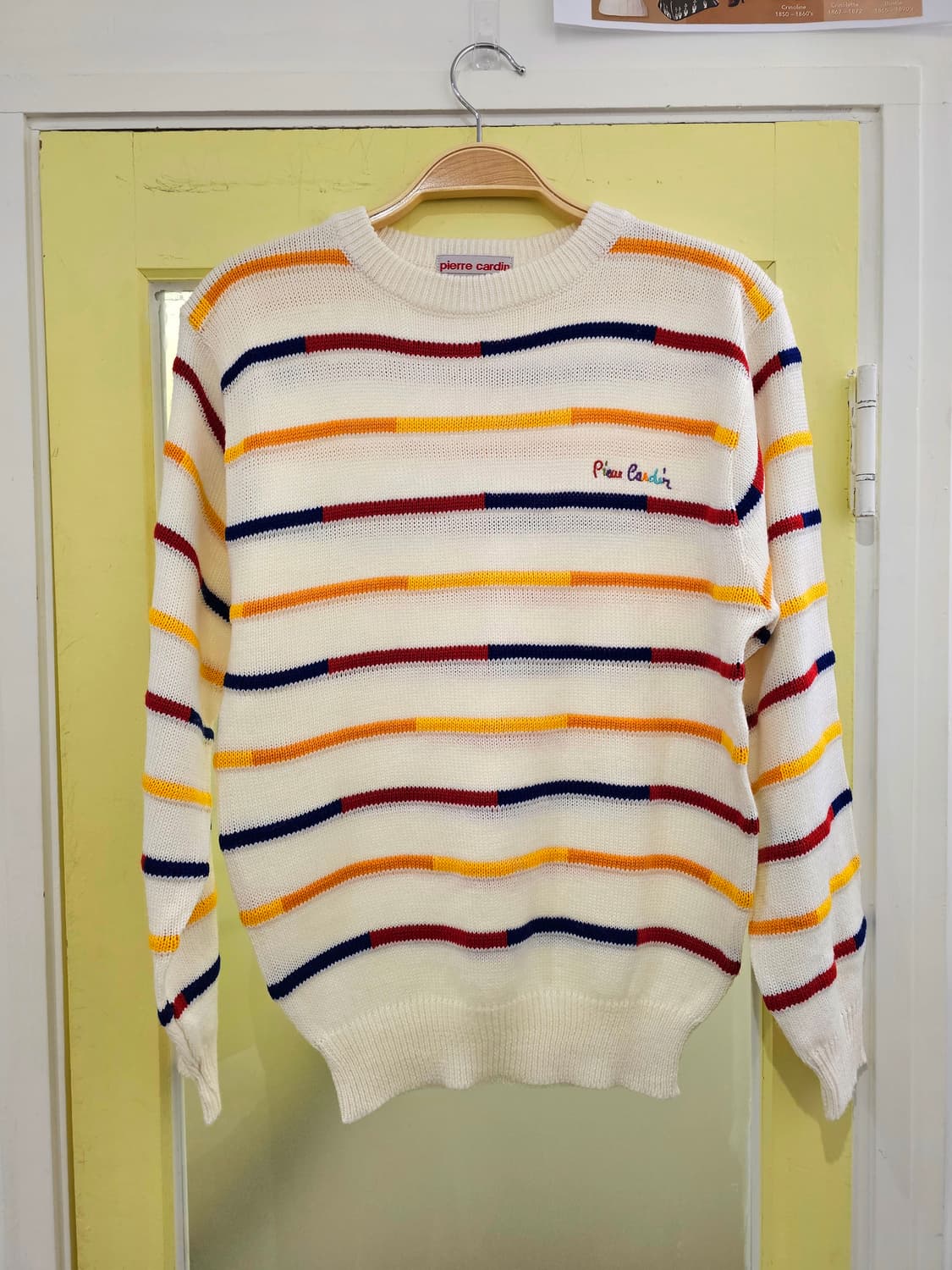 Pierre cardin 컬러 라인 니트 상품이미지2