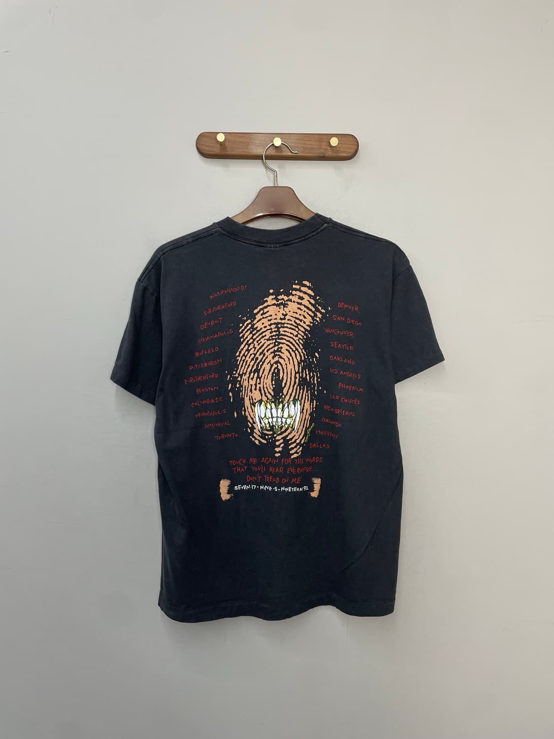 빈티지 메탈리카 푸시헤드 아트웍 반팔 H2441 상품이미지4