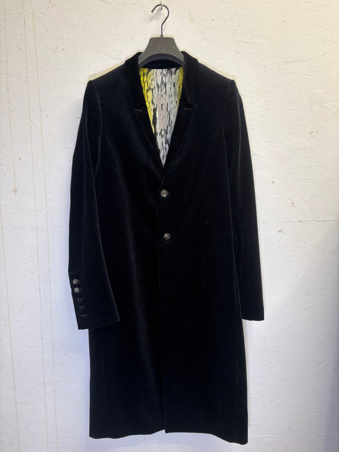 릭오웬스 코듀로이 싱글버튼 코트 perfoma F/W 20 상품이미지1