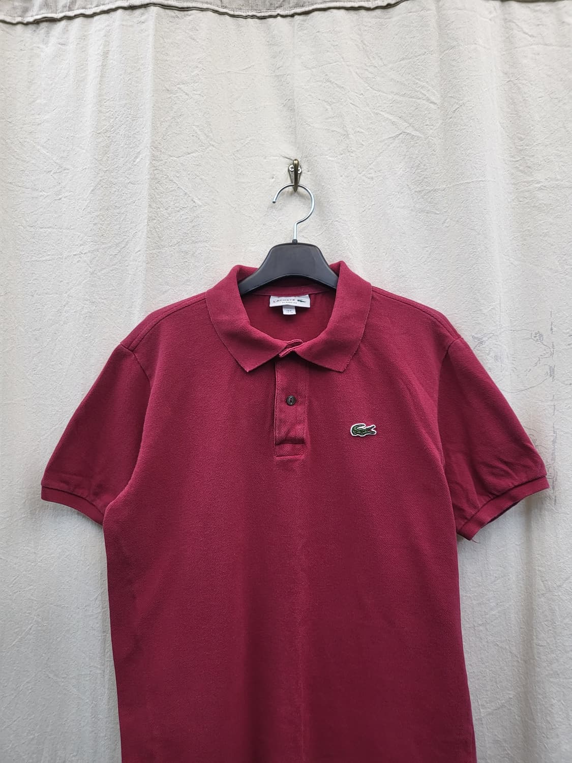 라코스테 카라 반팔티 버건디 상품이미지3