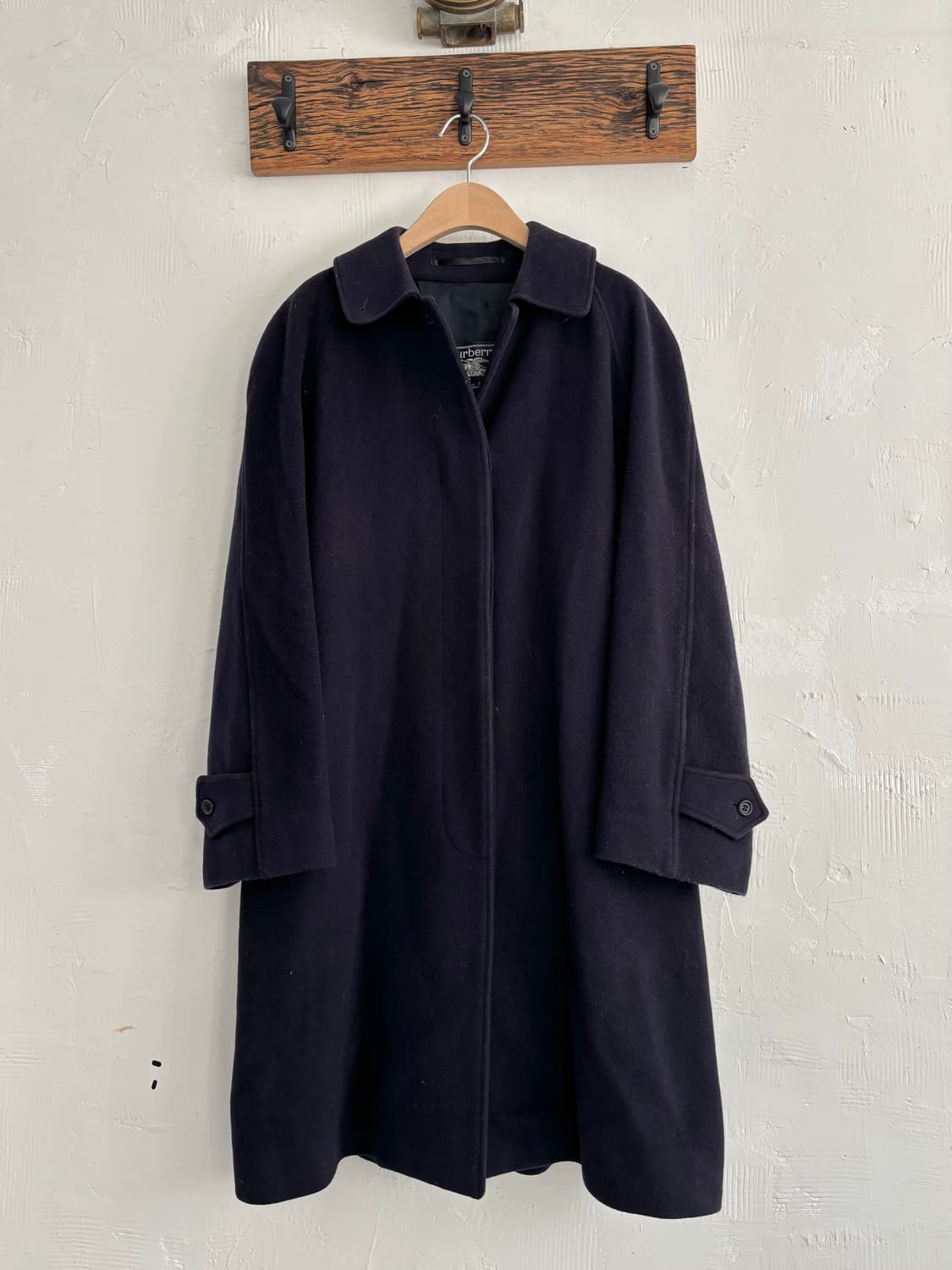 Burberry 버버리 네이비 울 싱글 코트  상품이미지1