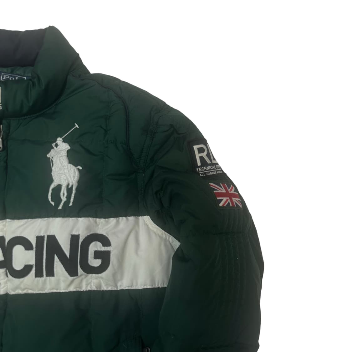 폴로 랄프로렌 빅포니 그린레이싱패딩 L 상품이미지2