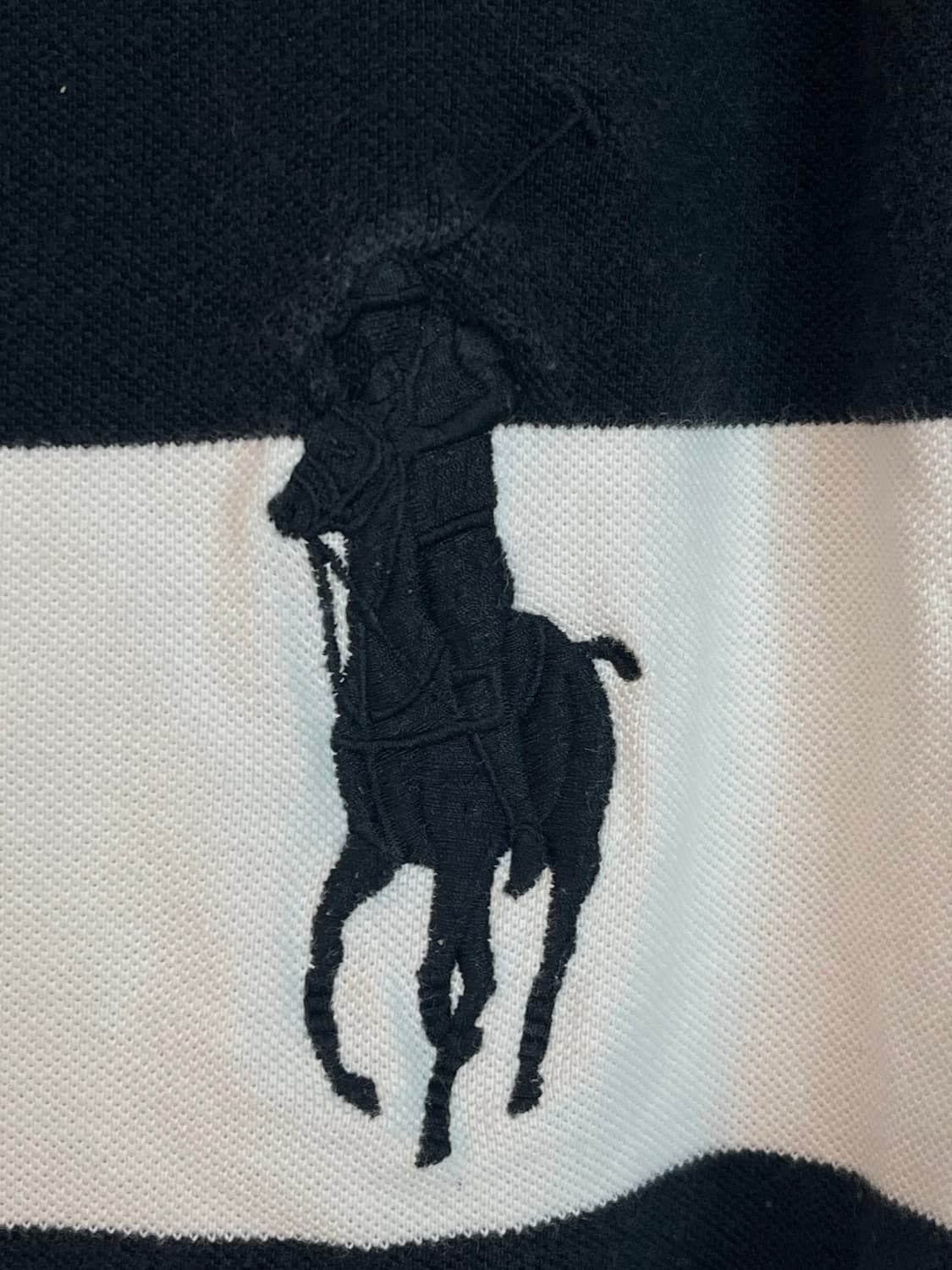 [2XL] 폴로 랄프로렌 빅포니 스트라이프 반팔 카라 티셔츠 상품이미지4