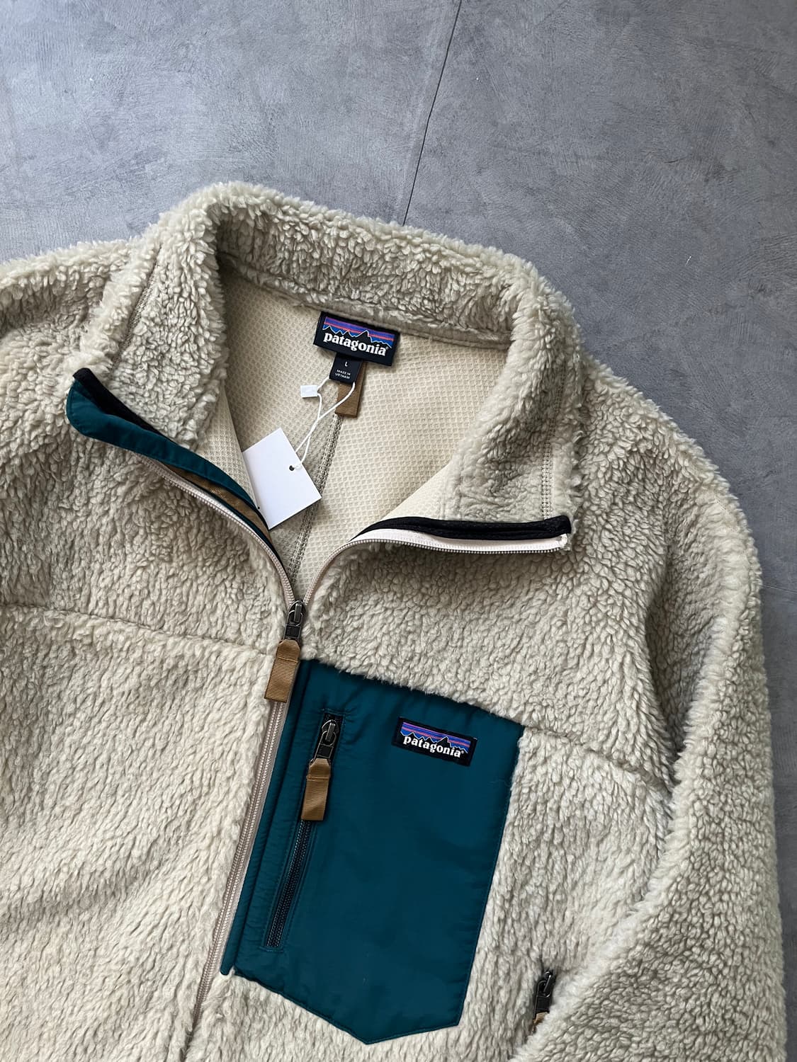 Patagonia 파타고니아 레트로 펠리컨 그린 플리스 자켓 상품이미지2