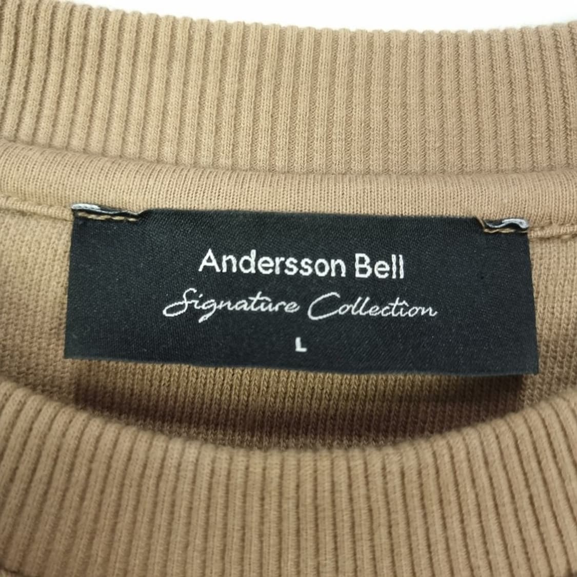 [앤더슨벨] 로고 자수 오버핏 맨투맨 M18879 상품이미지8