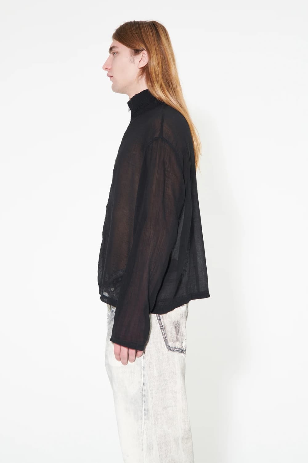 아워레가시 슈렁큰 풀집 폴로 블랙 레이온 플레이트 54사이즈 상품이미지2