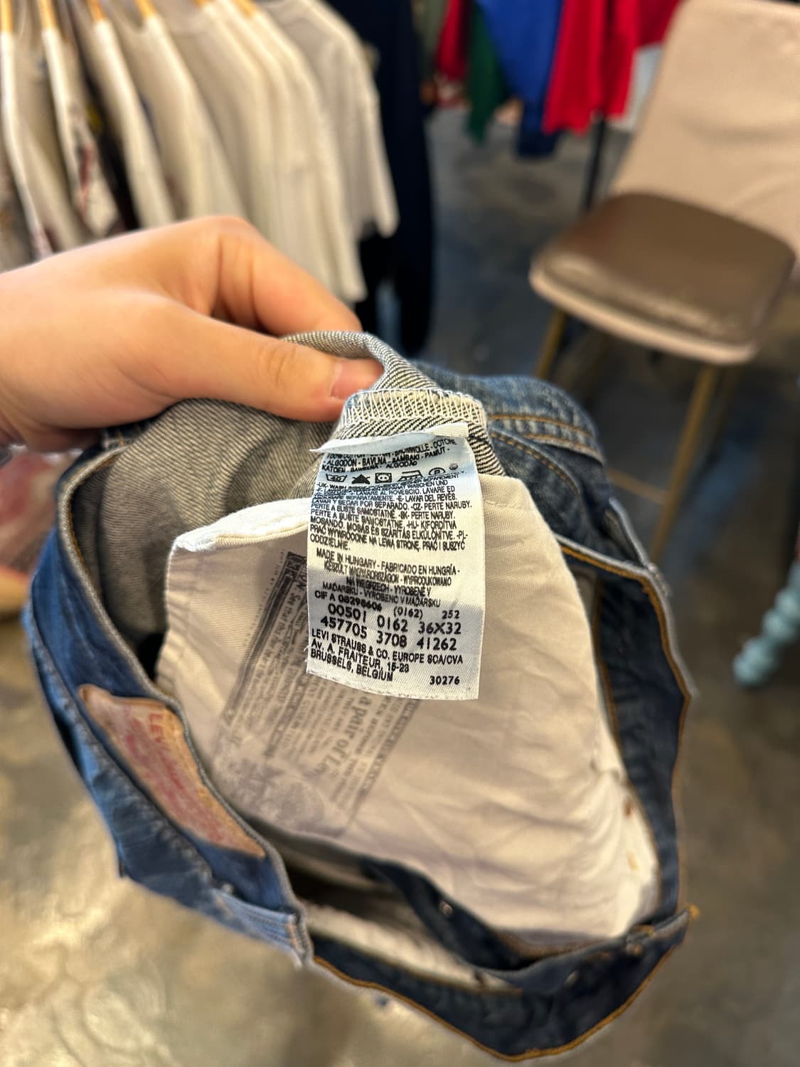 00s Levis 리바이스 501 W36 L32 상품이미지4