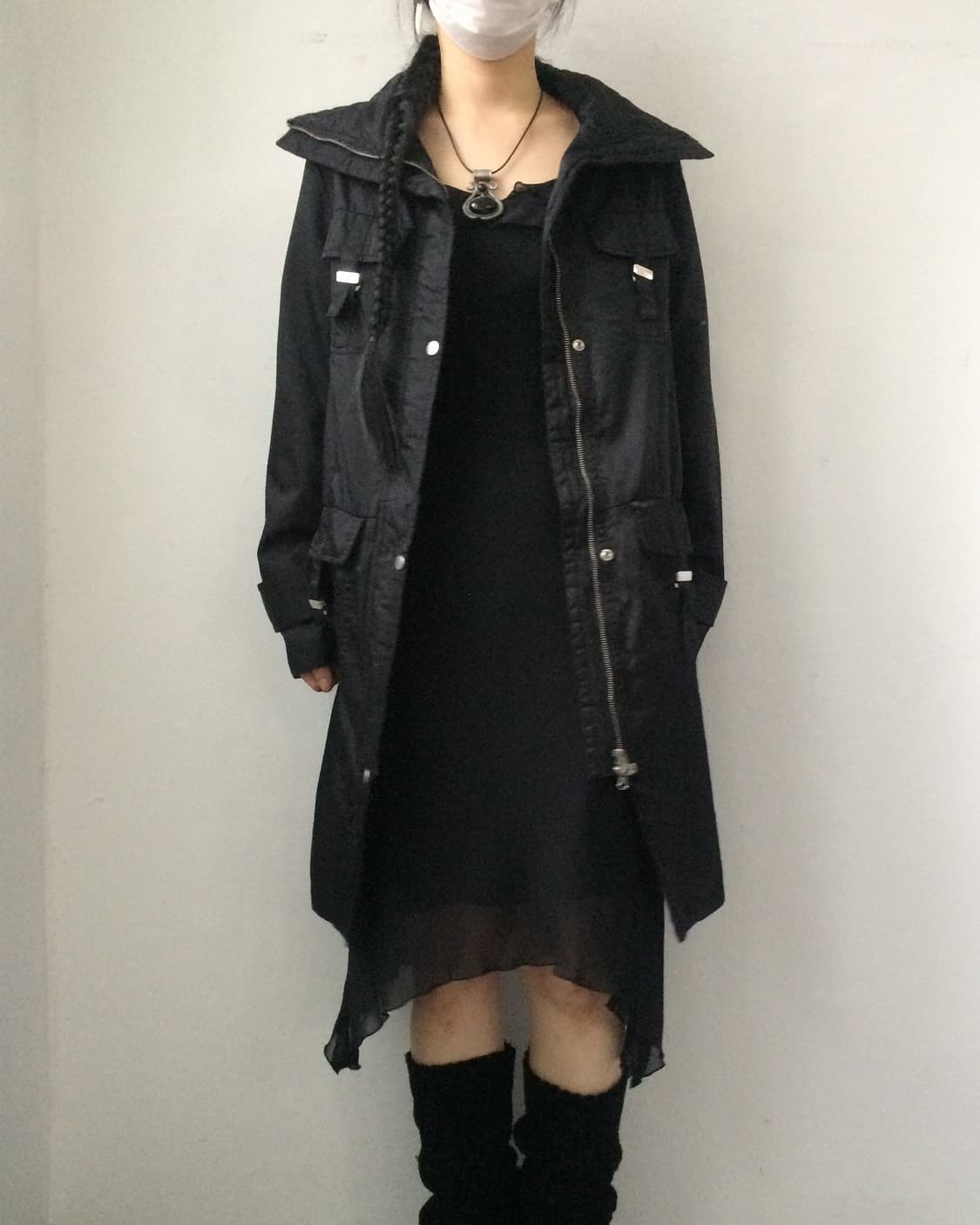 High neck multi pocket jacket 상품이미지7