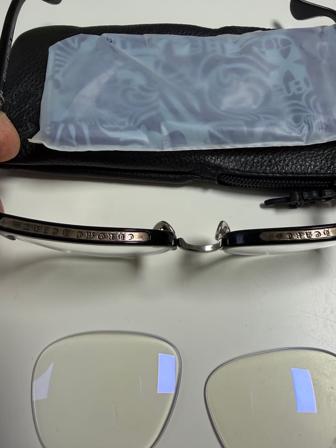 크롬하츠 버티컬스마읠2 블랙 실버 상품이미지2