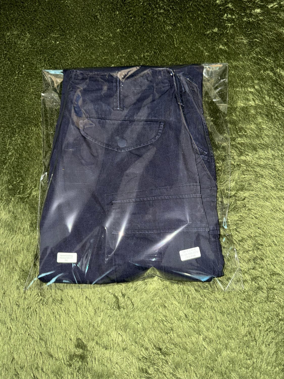 [M] 네이머클로딩 립스탑 M65 카고 팬츠 네이비 상품이미지10