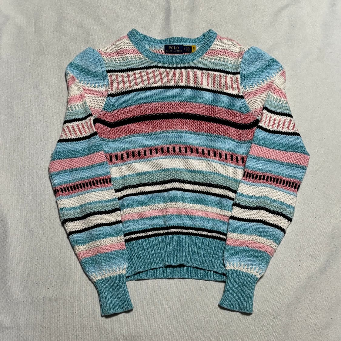 S 폴로랄프로렌 신형 스트라이프 코튼 니트 상품이미지2