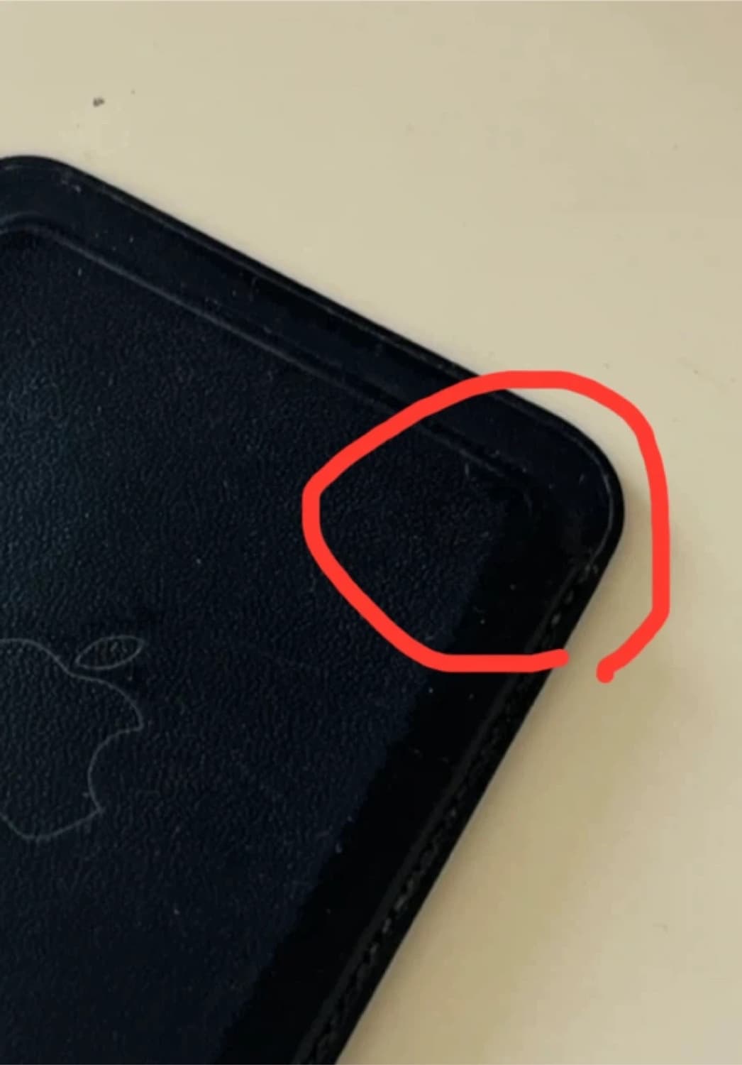 애플 맥세이프 가죽 카드지갑 미드나이트 상품이미지3