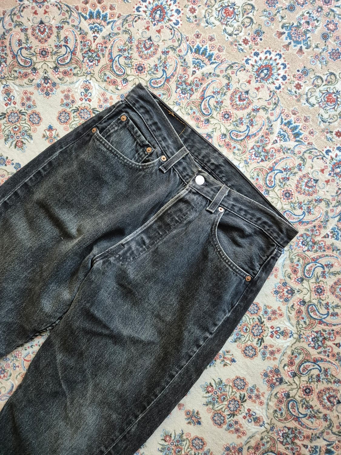 90s 미국 제조 501 흑청 상품이미지2